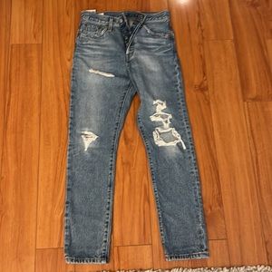Levi 501 ripped Jeans W25 L28